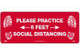 Social Distancing Floor Signs & More